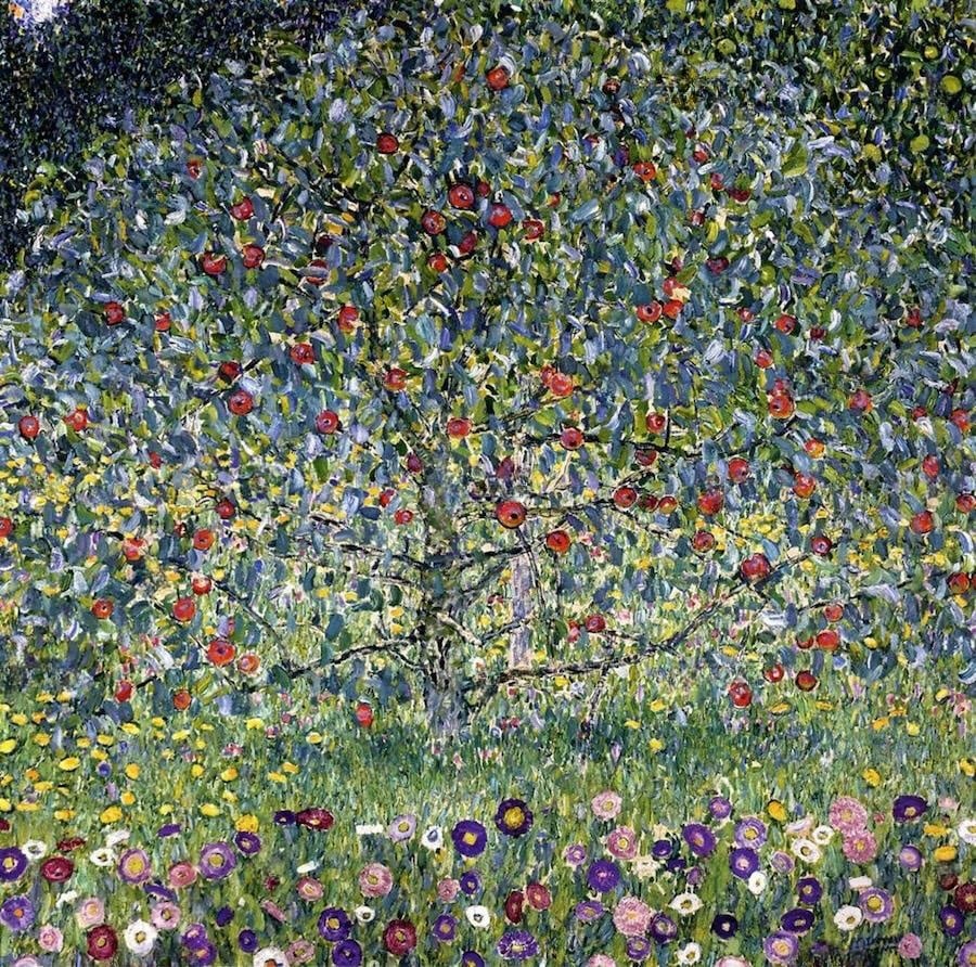 100% Handmade Oil Painting - Apple Tree I