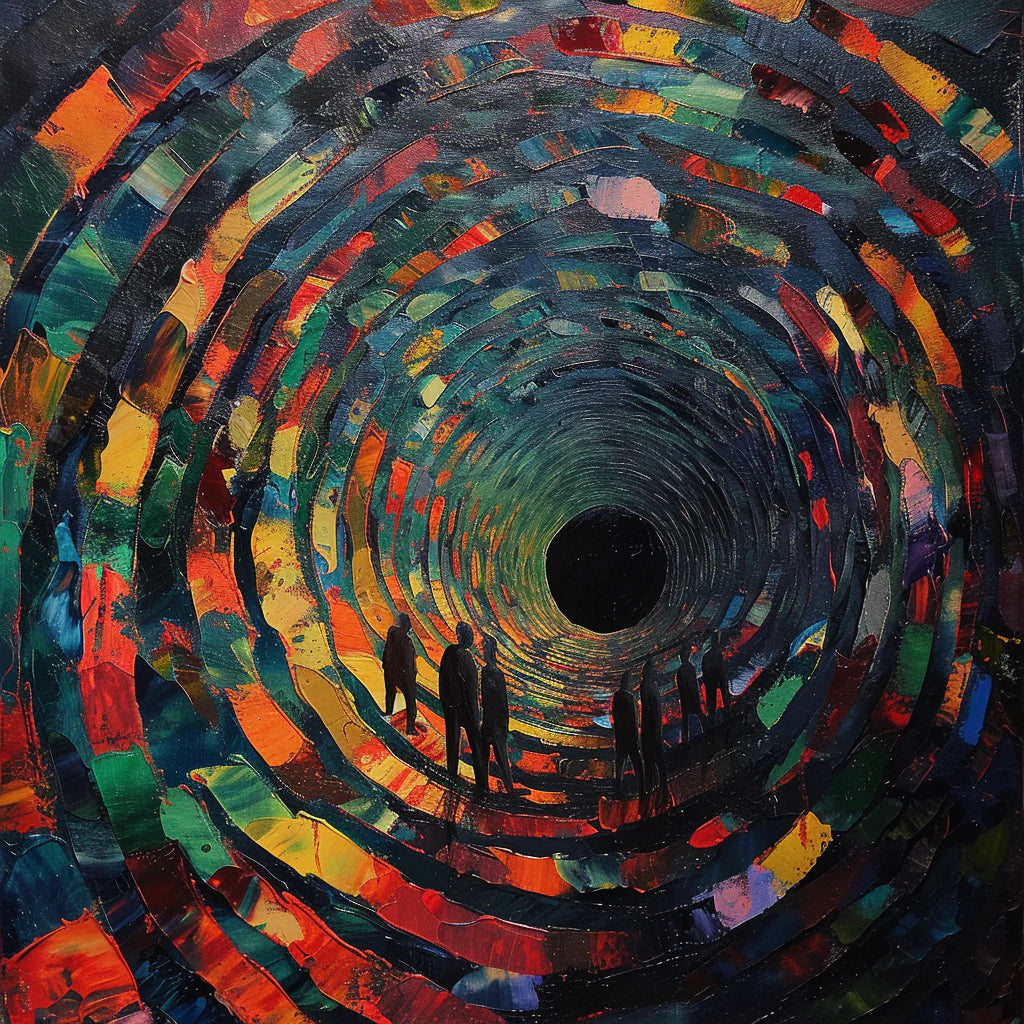 handmade oil painting creating AI paintings by colormuse