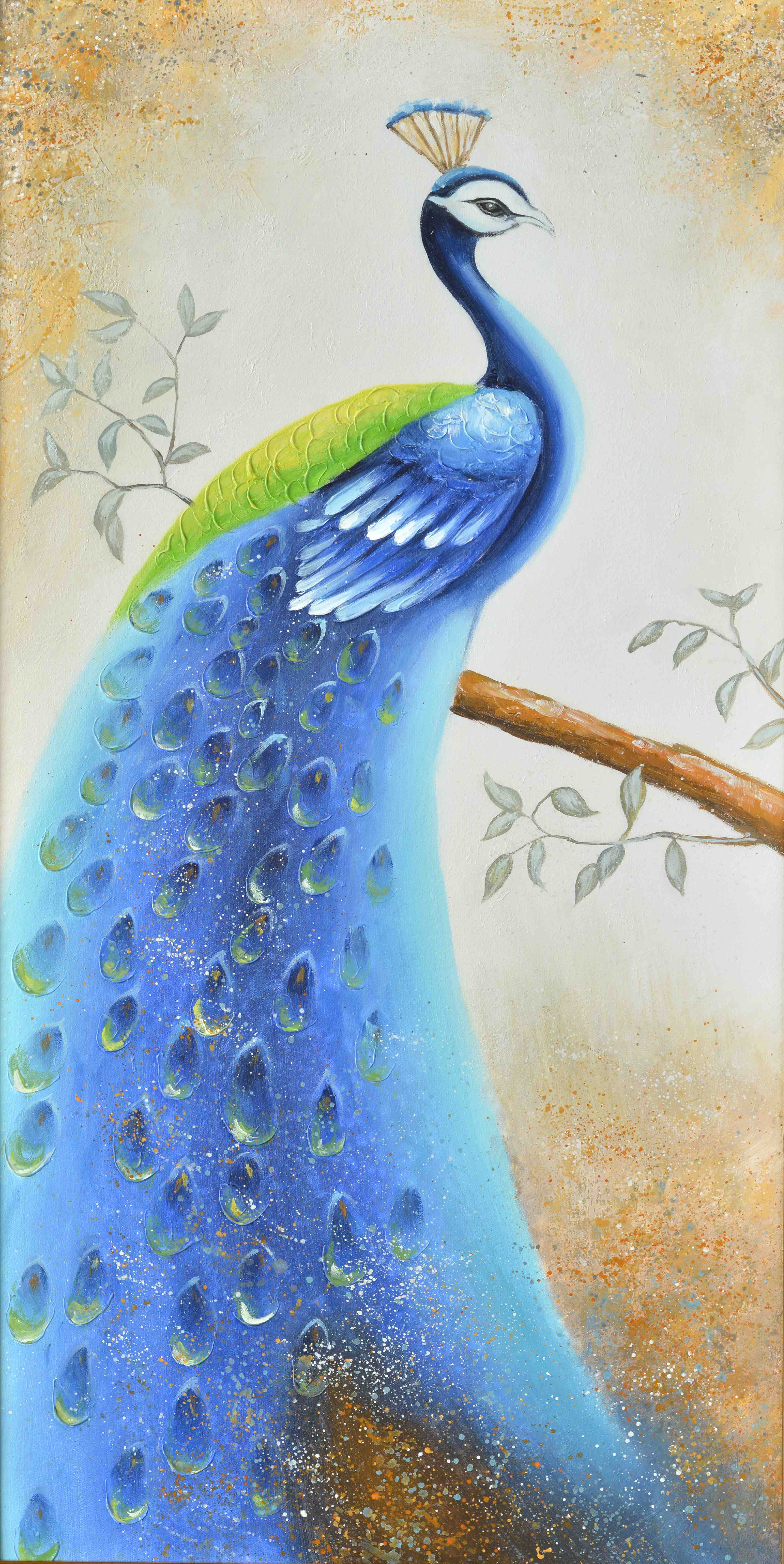 100% Handmade Oil Painting - Majestic Repose