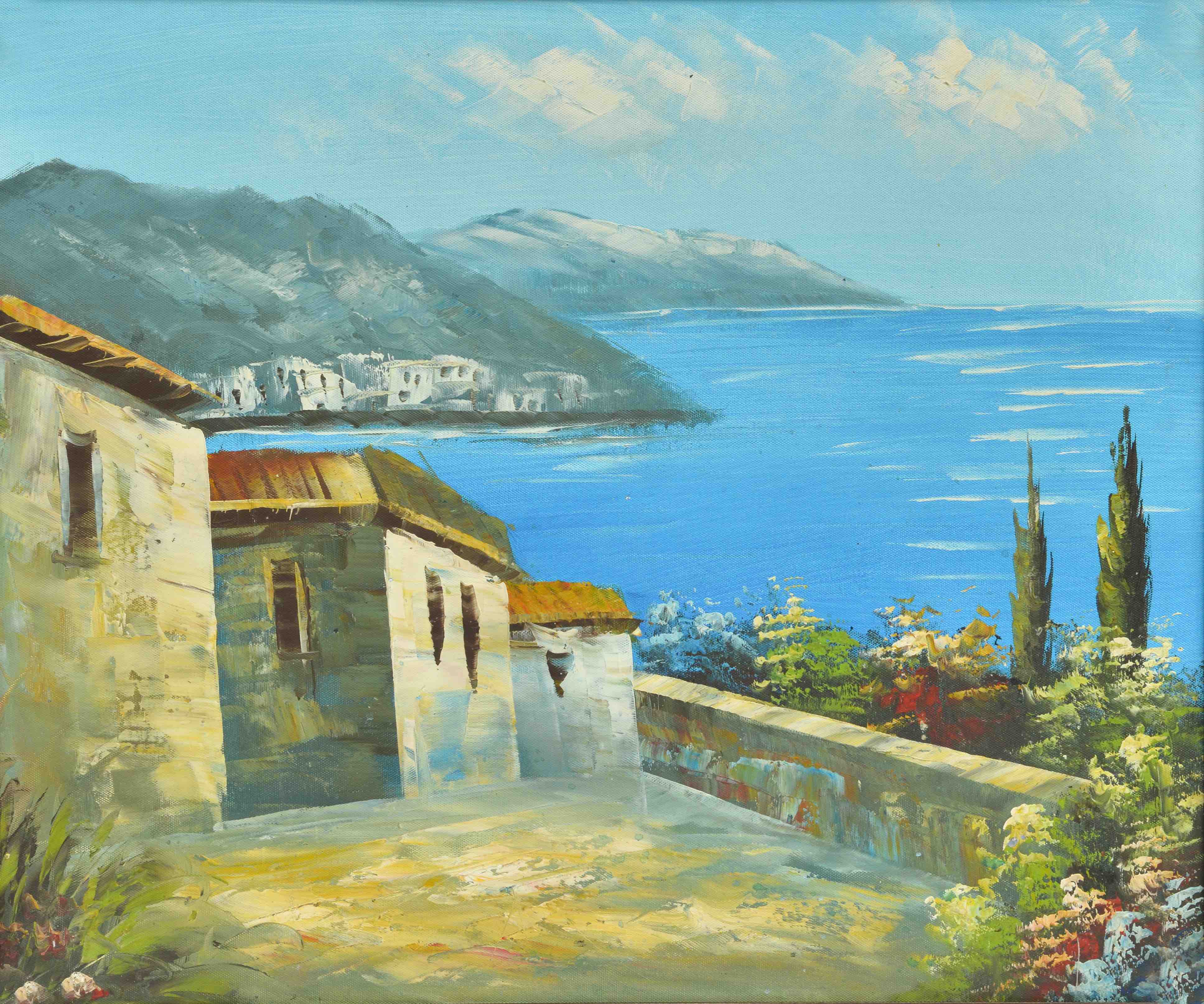 100% Handmade Oil Painting - Coastal Repose