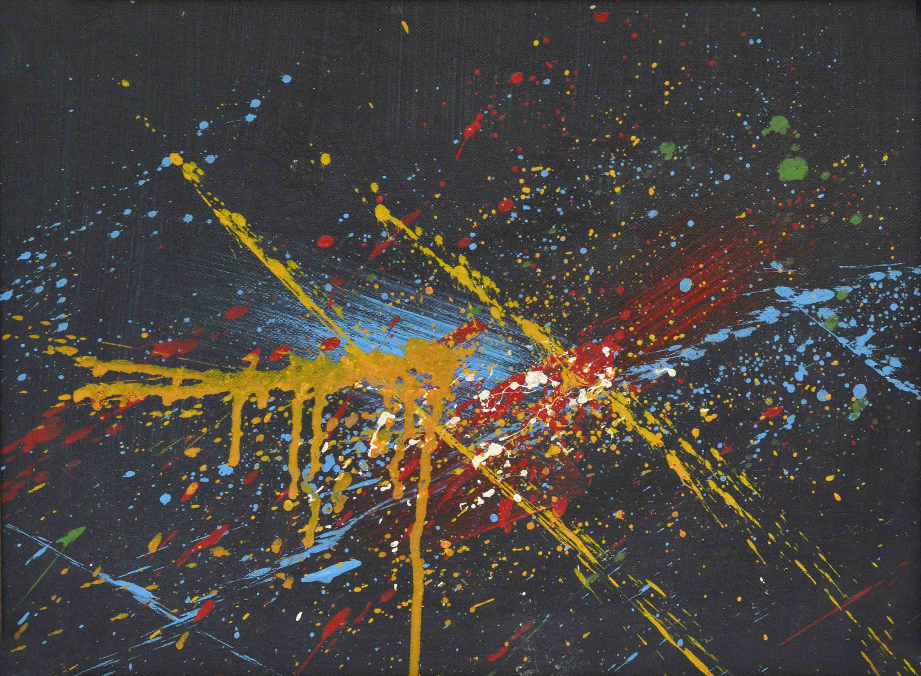 100% Handmade Oil Painting - Cosmic Dance