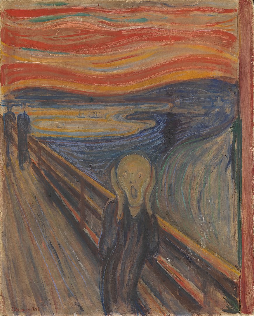 100% Handmade Oil Painting - The Scream