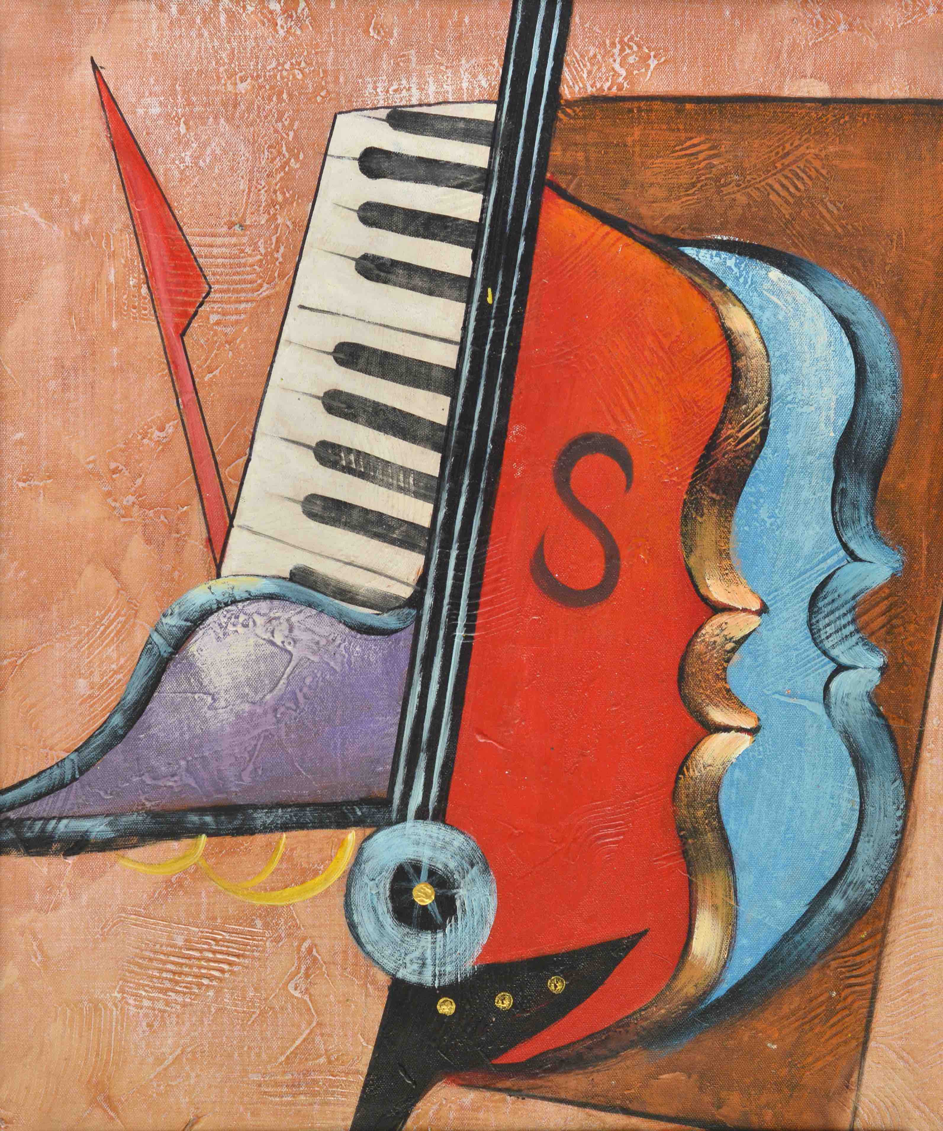 100% Handmade Oil Painting - Surreal Sonata
