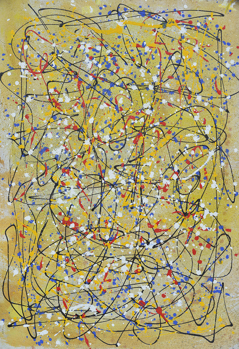 100% Handmade Oil Painting - Vibrant Chaos