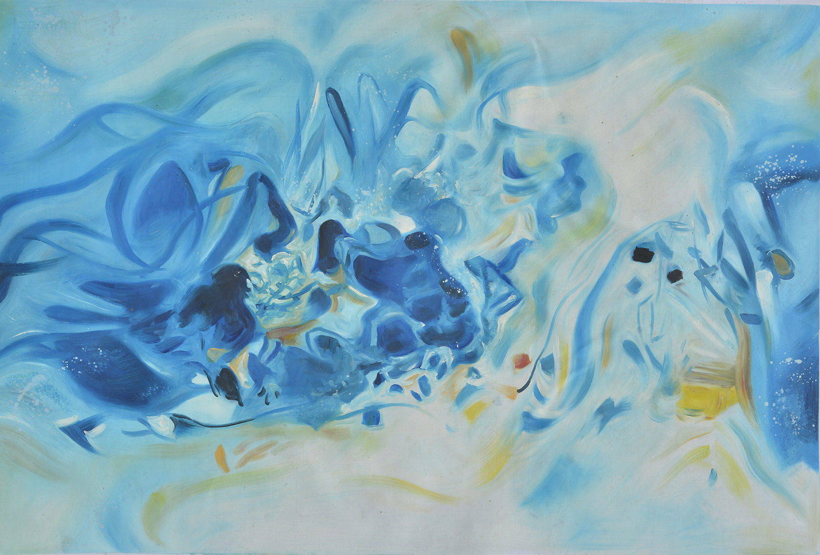 100% Handmade Oil Painting - Aquatic Reverie