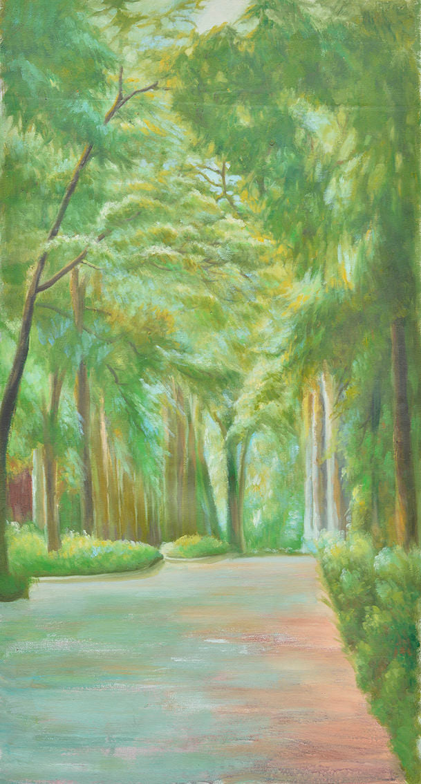 100% Handmade Oil Painting - Verdant Passage