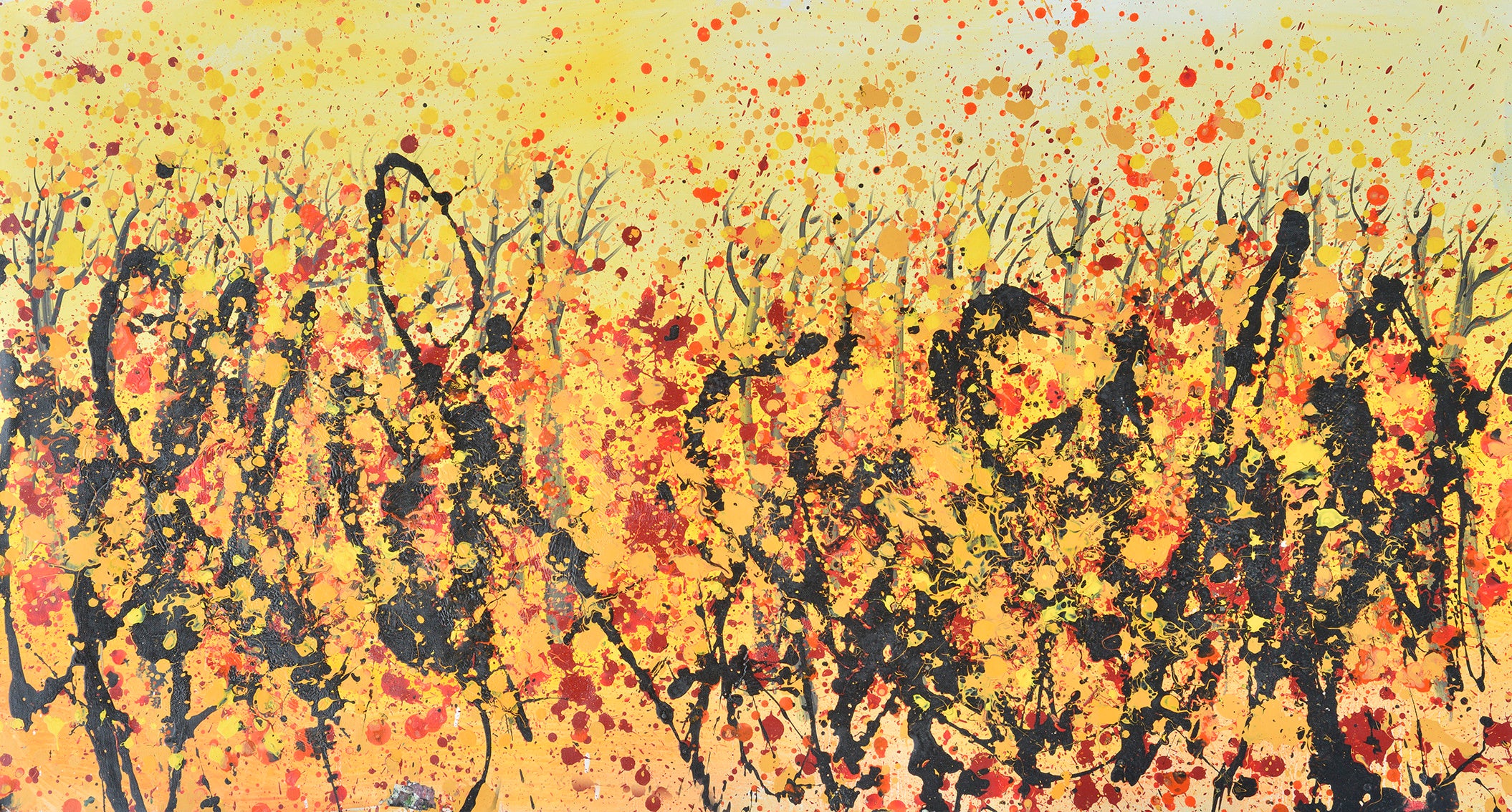 100% Handmade Oil Painting - Autumnal Awakening