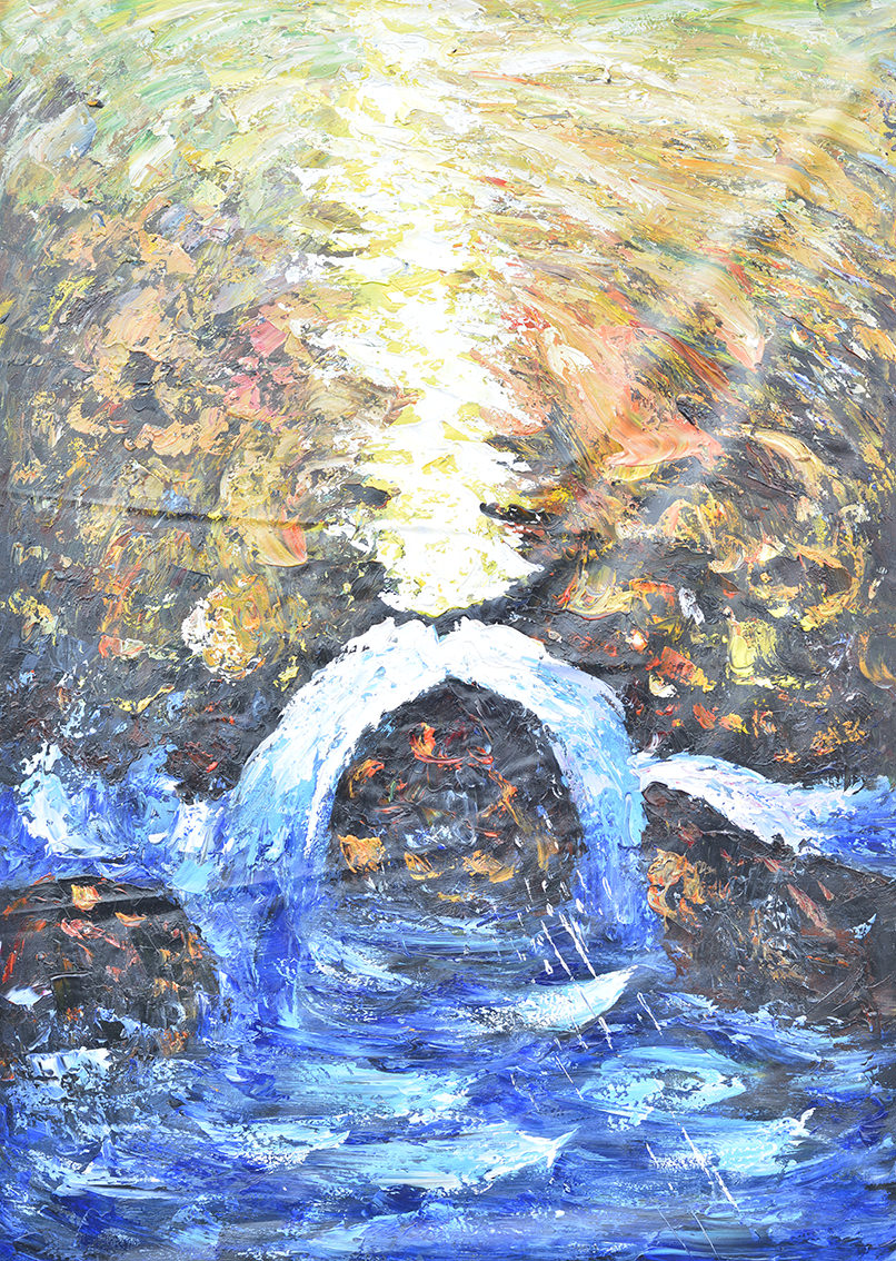 100% Handmade Oil Painting - Luminous Passage