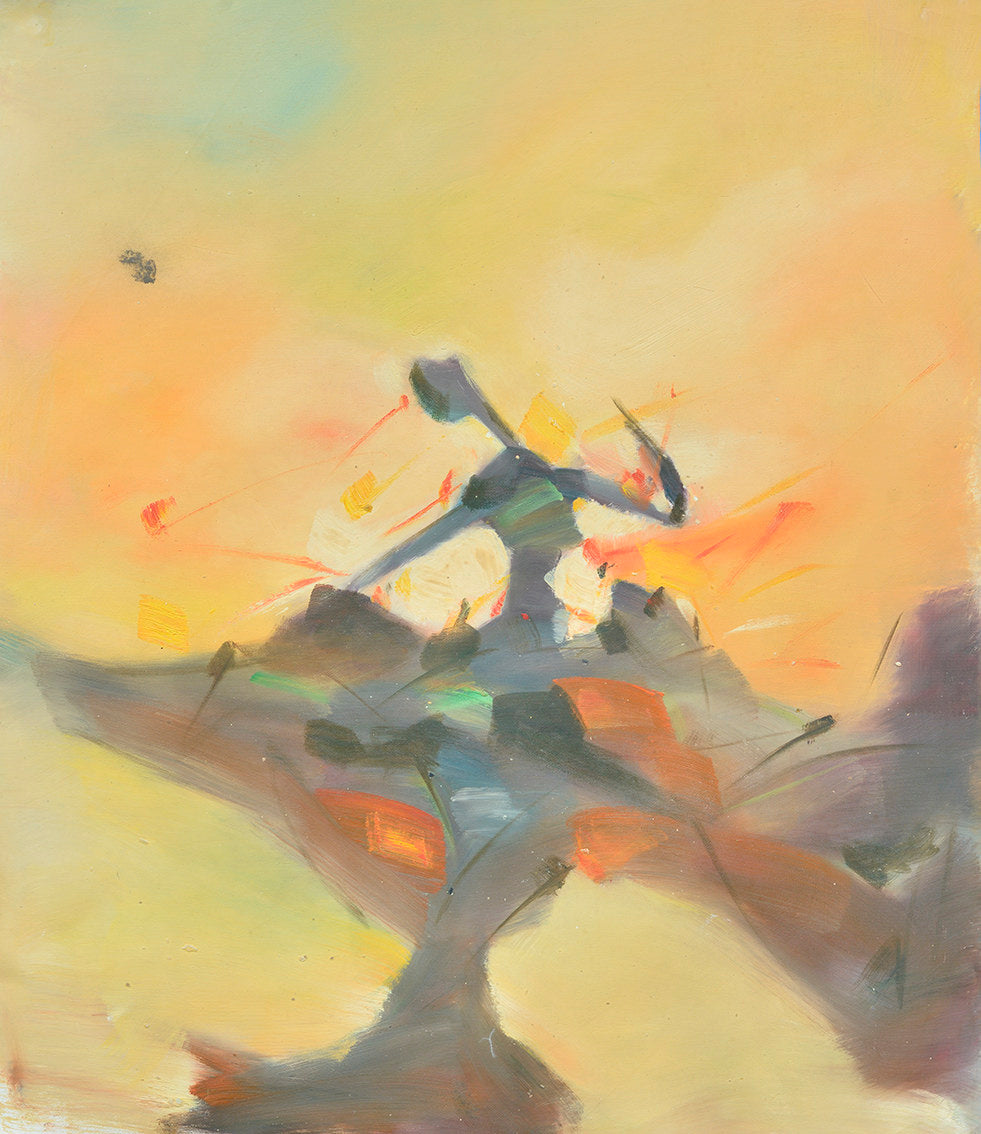100% Handmade Oil Painting - Dance of the Spectrum
