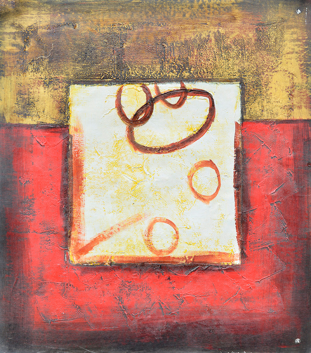 100% Handmade Oil Painting - Vibrant Abstraction