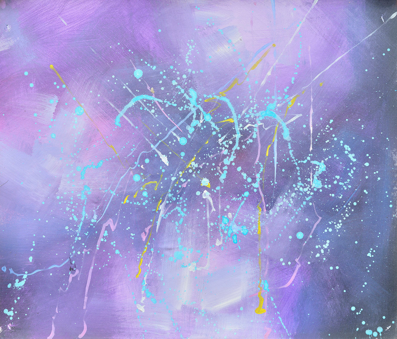 100% Handmade Oil Painting - Joyful Blossoms