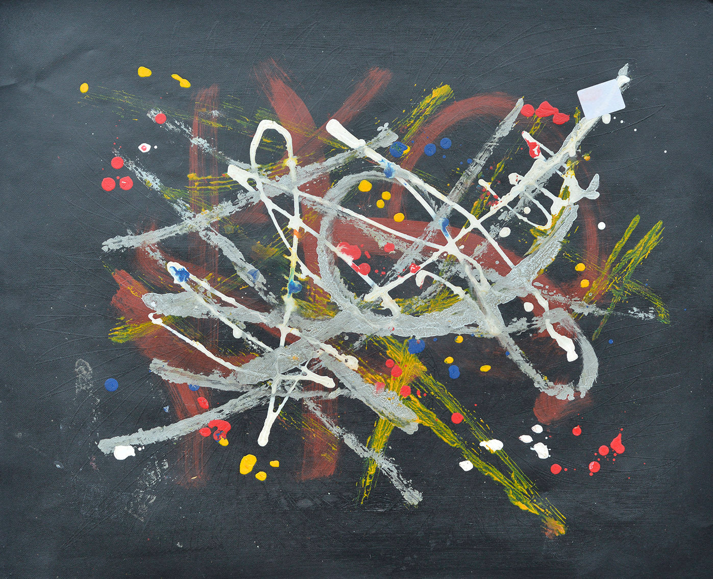 100% Handmade Oil Painting - Chaos in Color