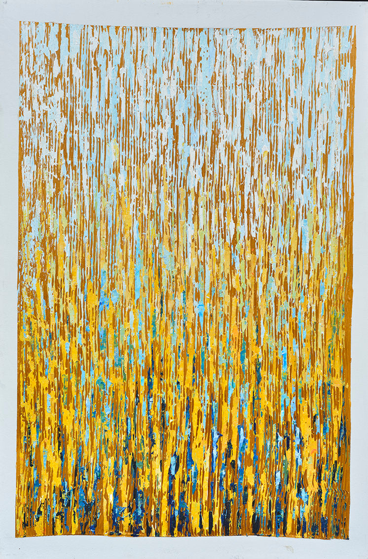 100% Handmade Oil Painting - Radiant Meadow