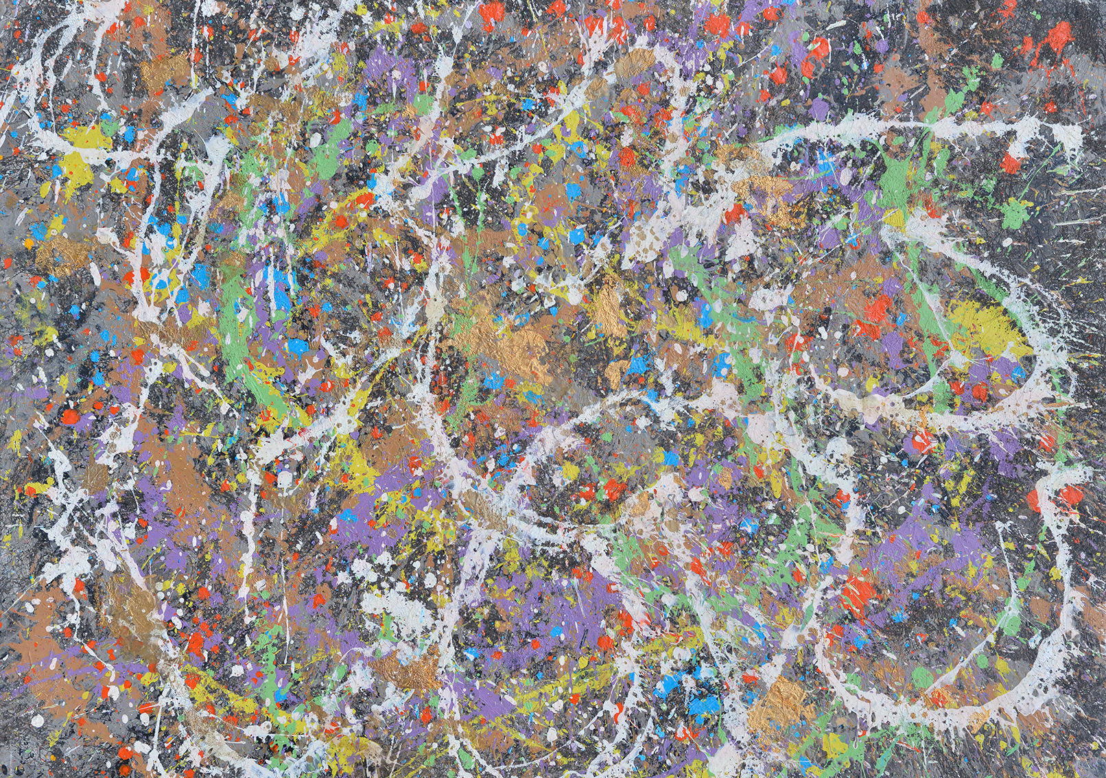 100% Handmade Oil Painting - Cosmic Explosion