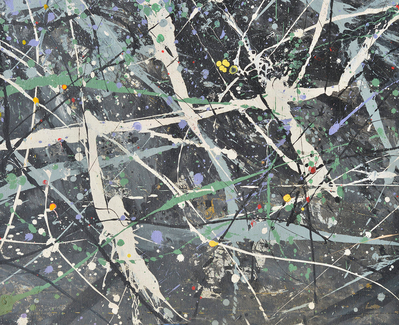 100% Handmade Oil Painting - Tangled Branches