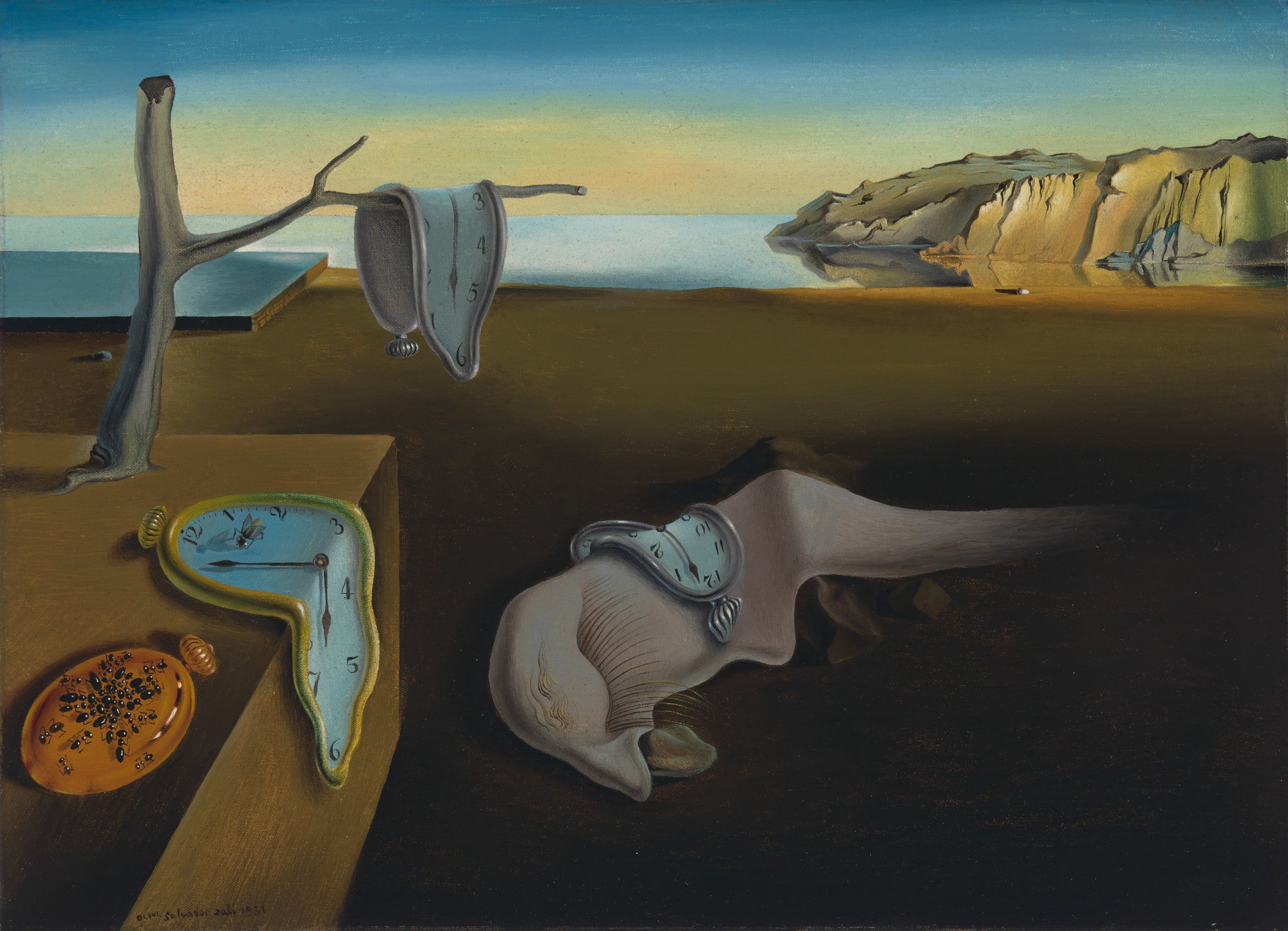 100% Handmade Oil Painting - The Persistence of Memory