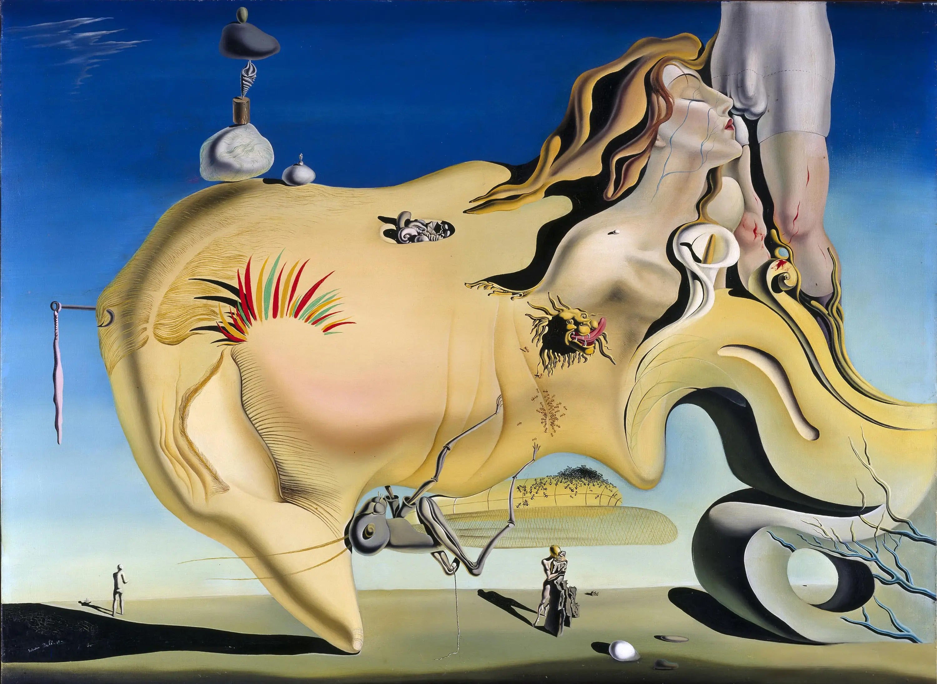 100% Handmade Oil Painting - The Great Masturbator